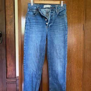 Denim Forum Arlo High-Rise Straight Jeans